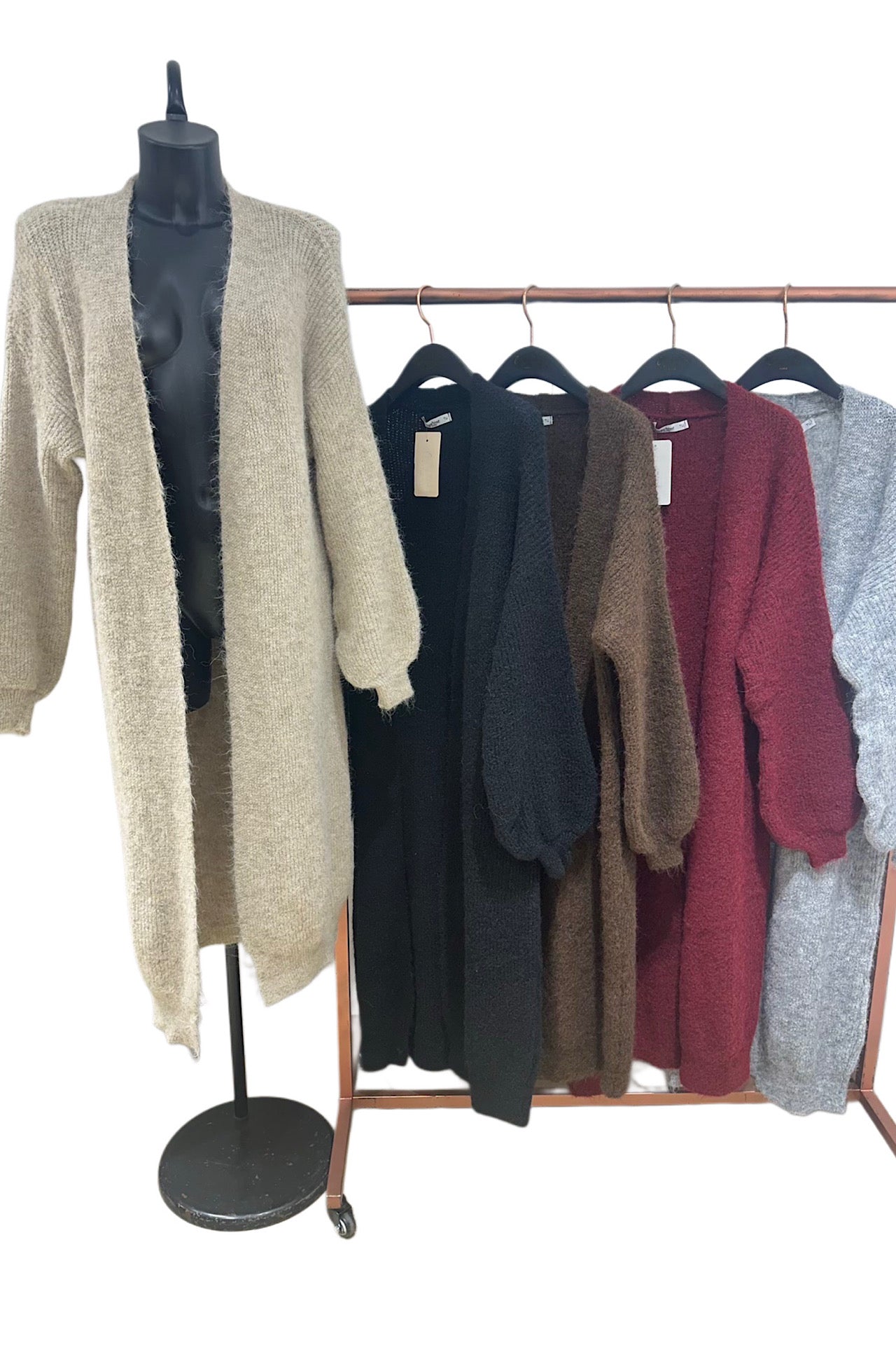 TANYA cardigan taupe