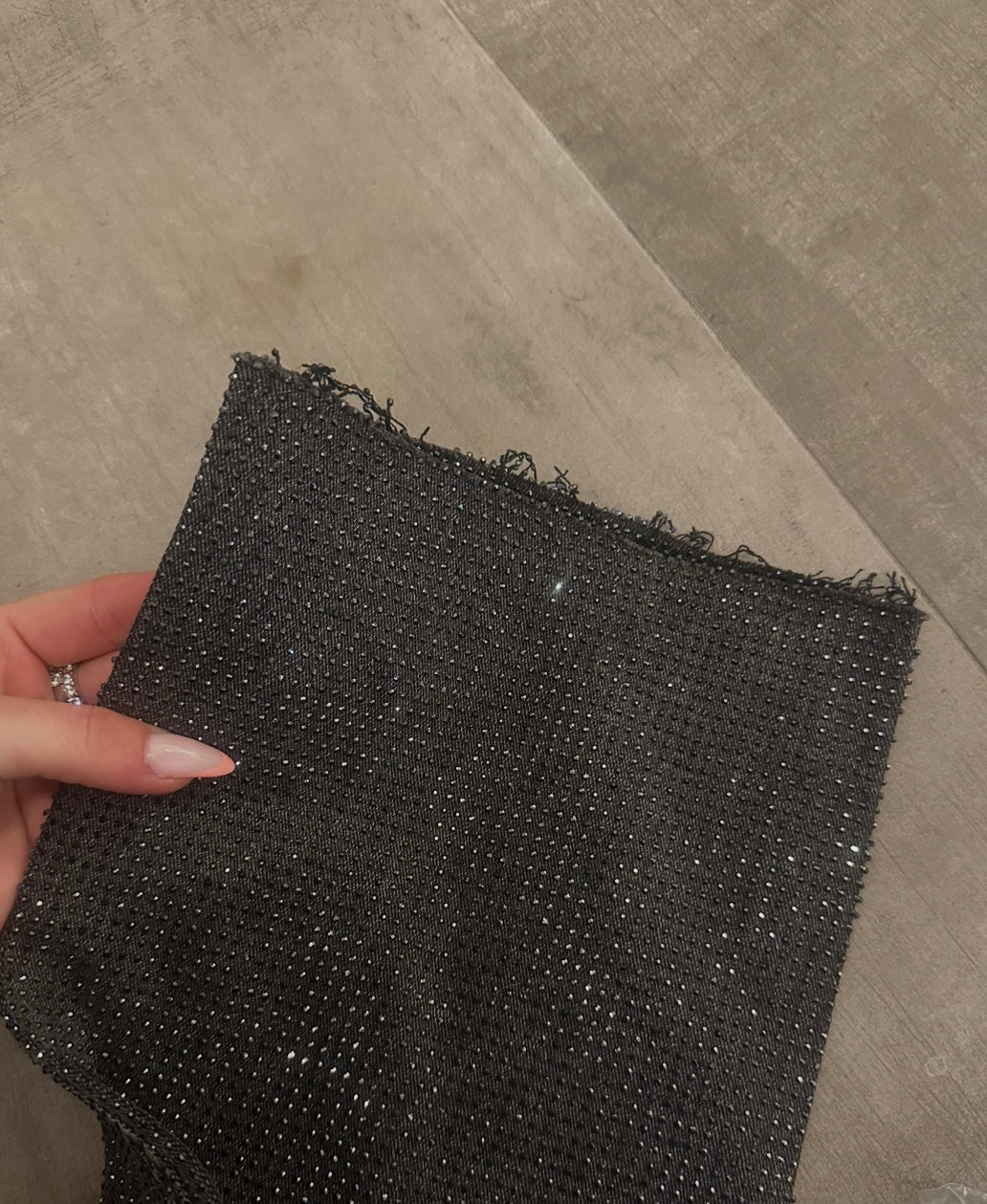 JEANS sparkle cia grey