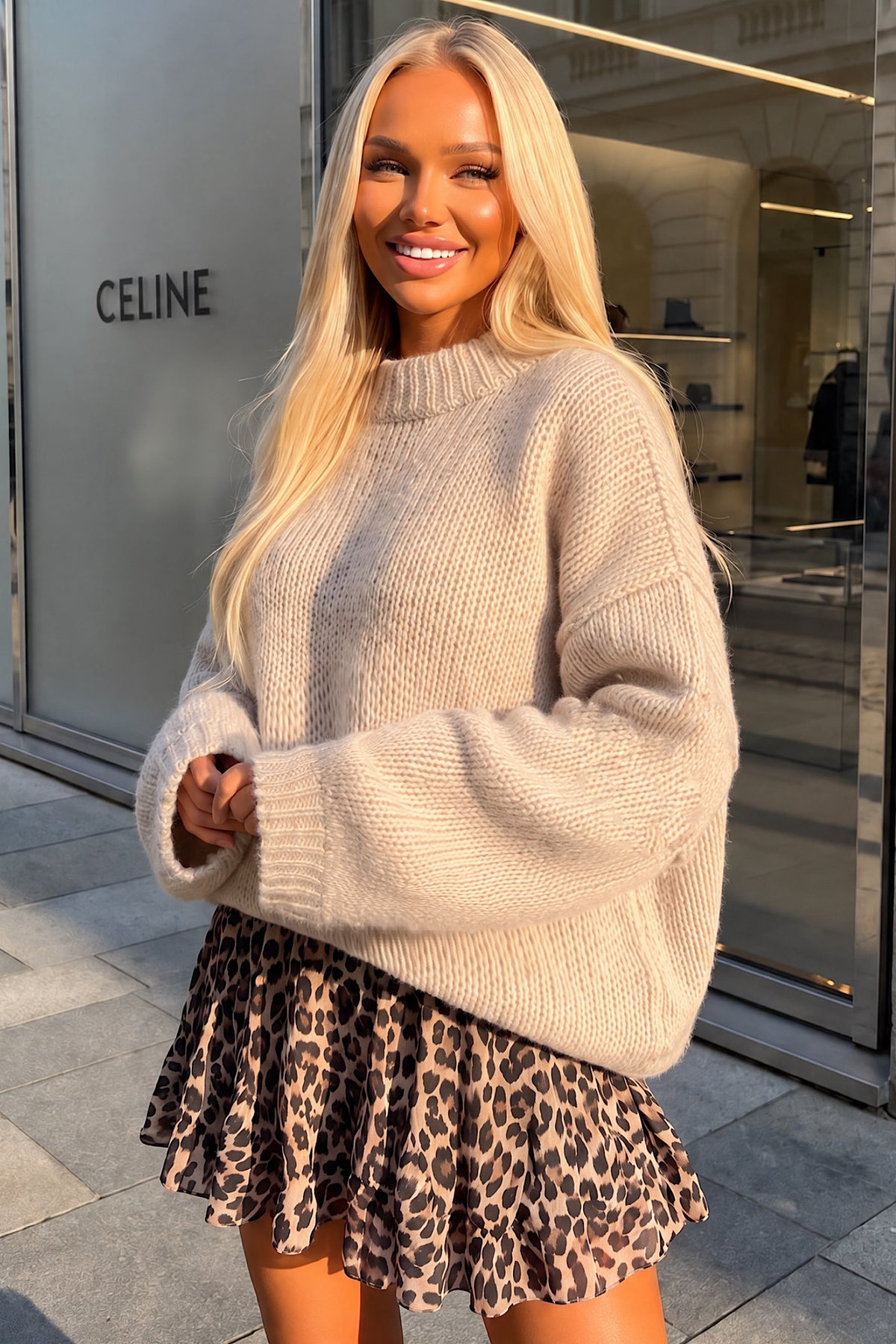 TRY knit beige