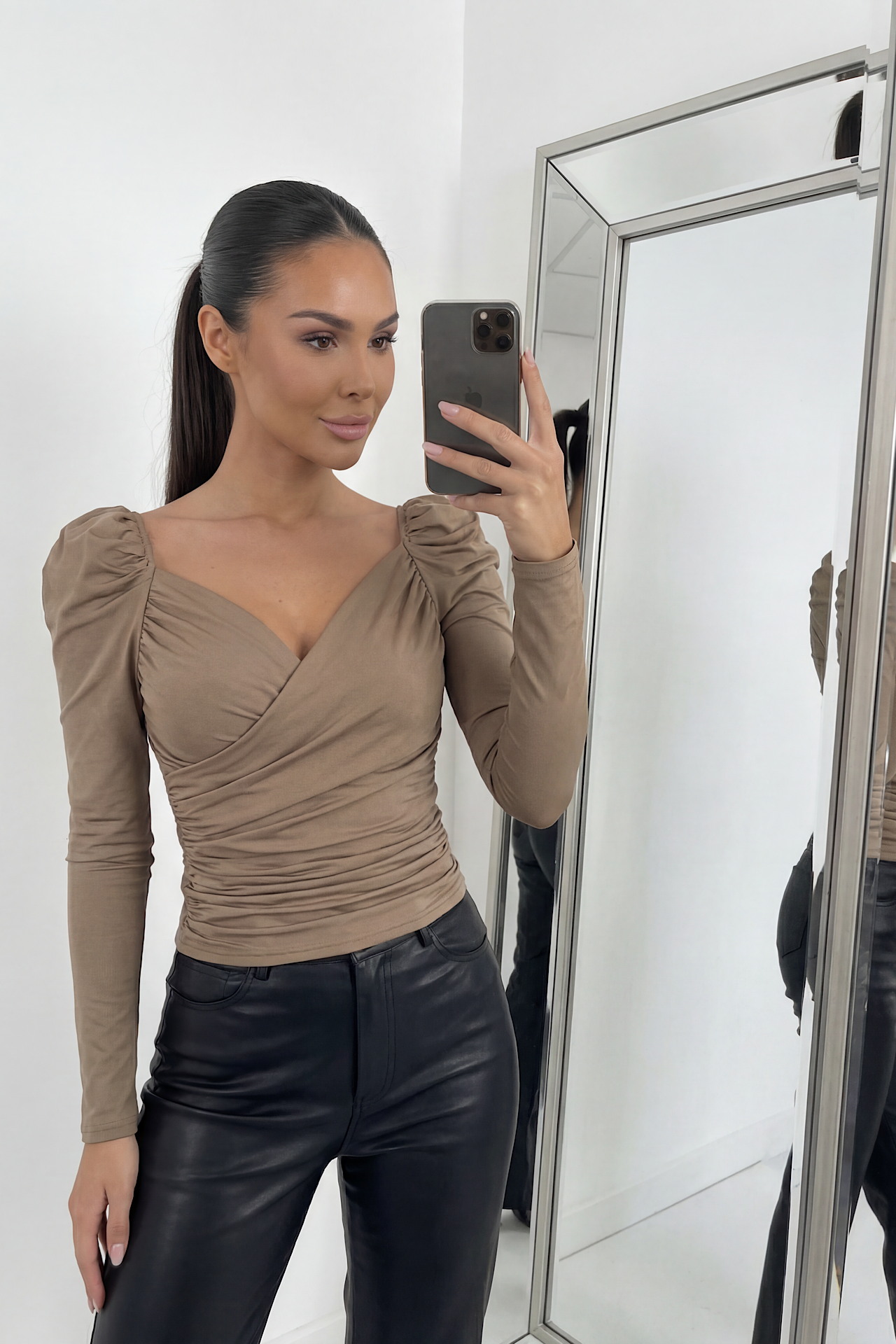 DUBLY blouse camel 9813