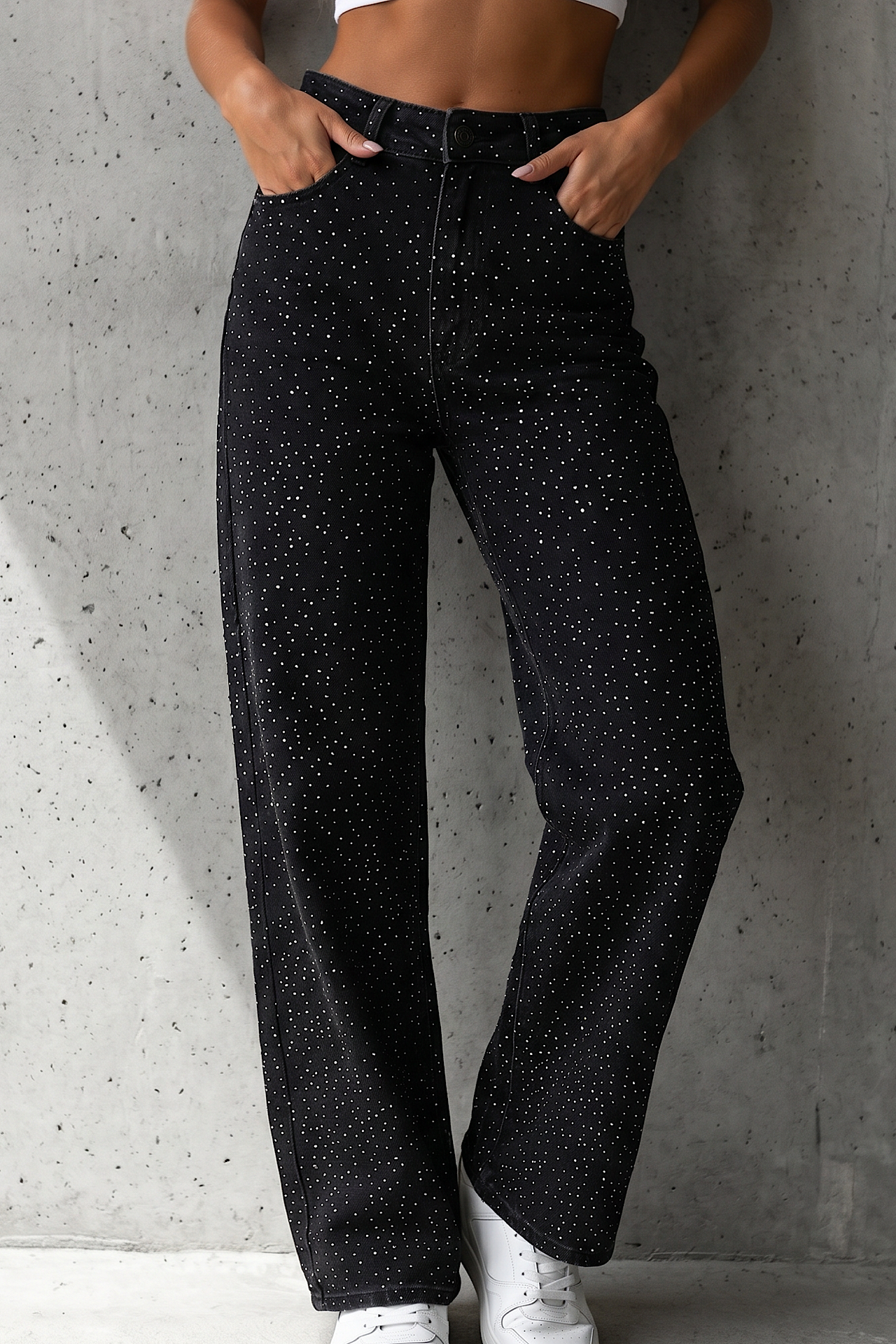 DIAMONDED jeans grey