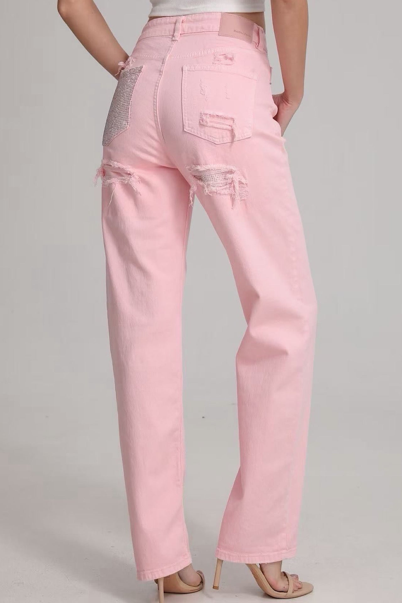WASY jeans pink