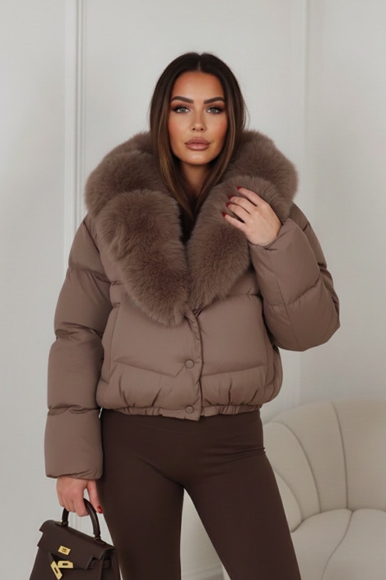 ELVIRA parka taupe