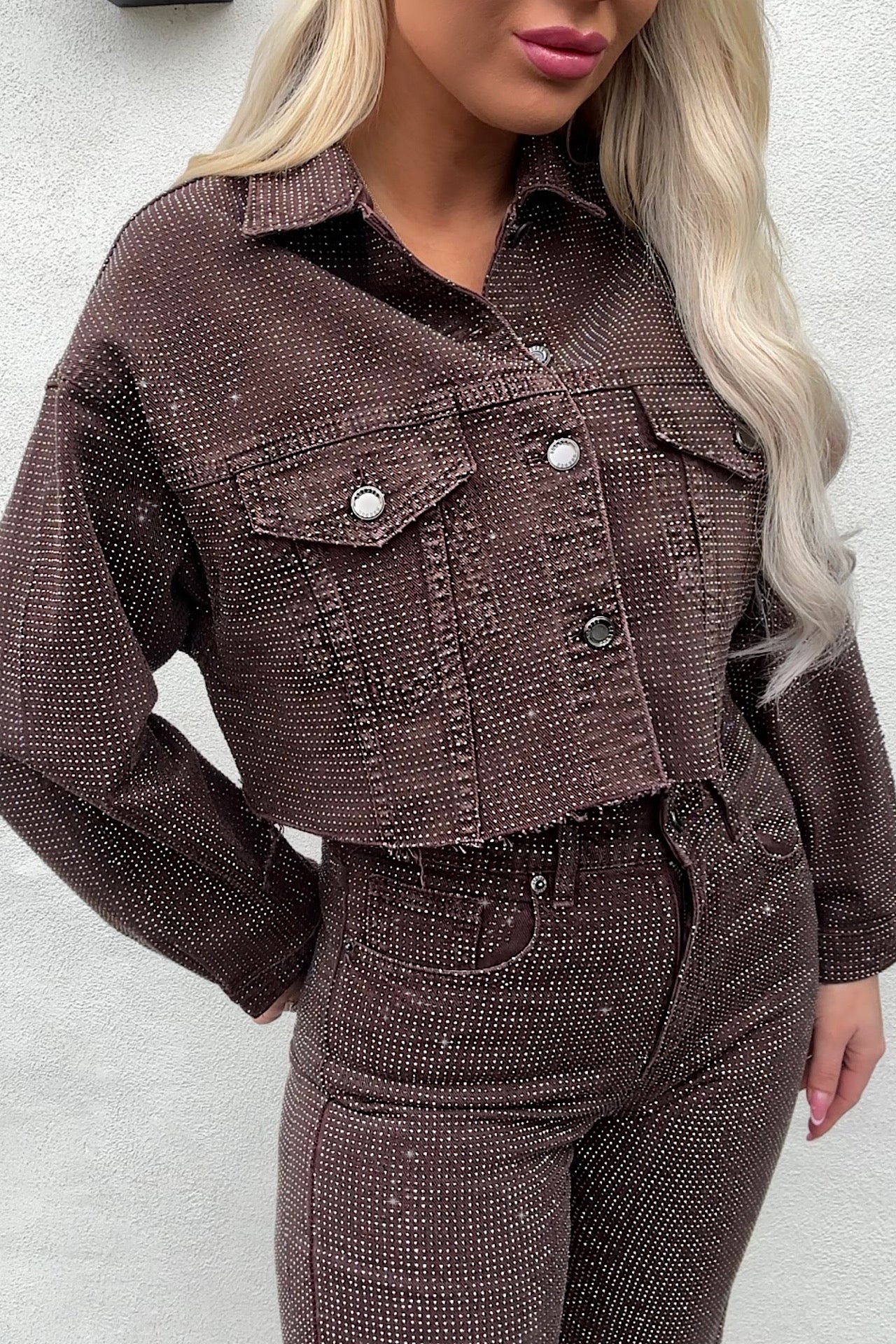 SPARKLE jacket brown 290
