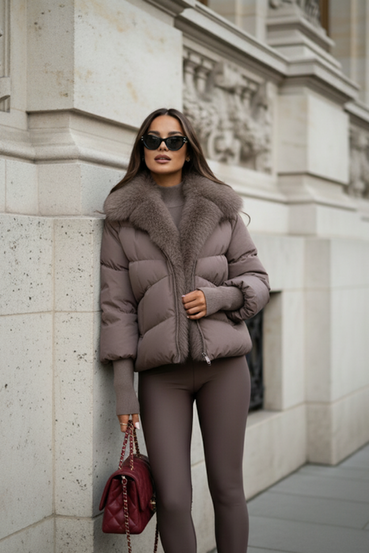 SAMANTHA parka taupe