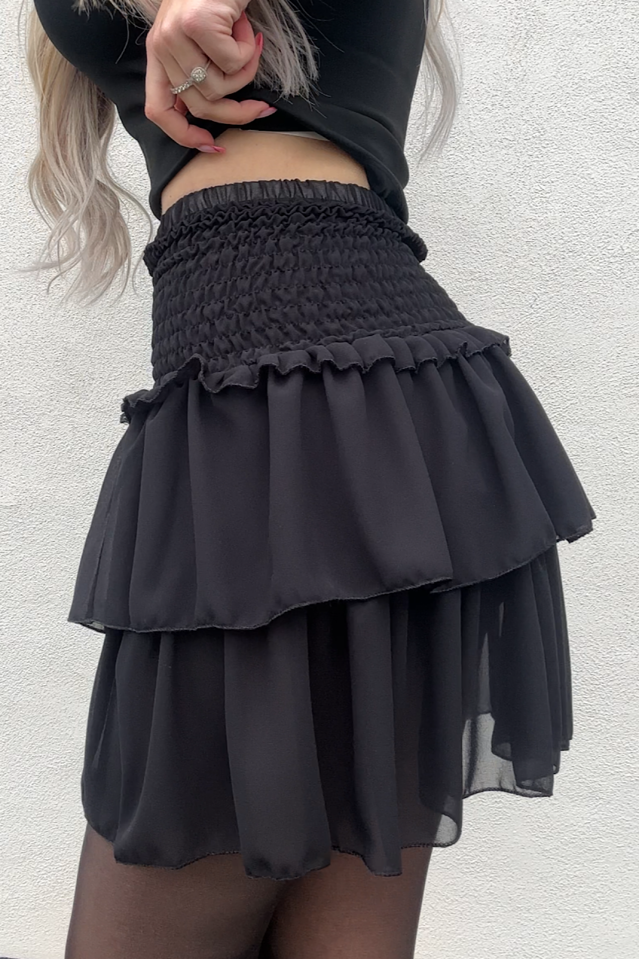 MARIES skirt black 5077