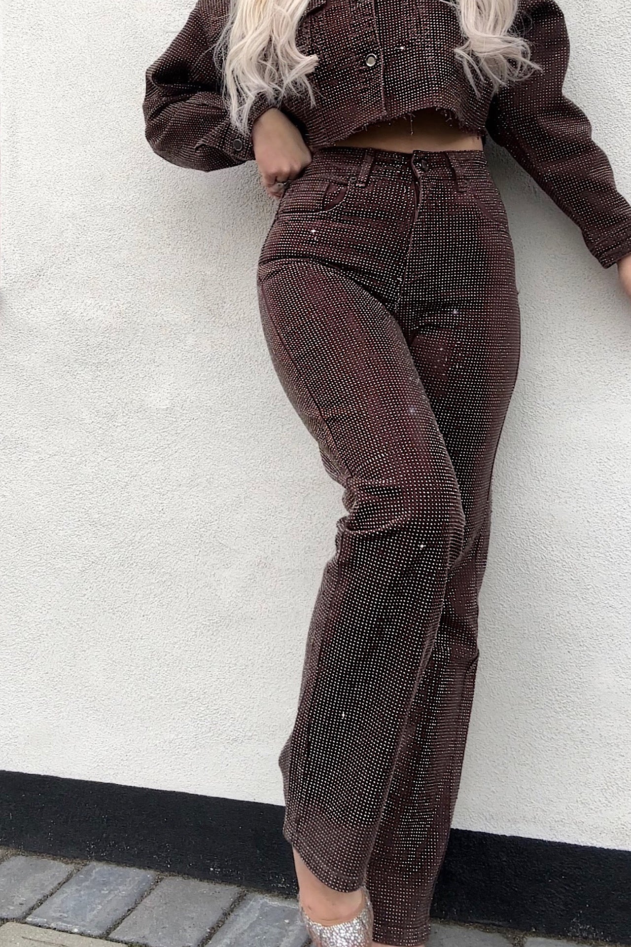 JEANS sparkle yosh brown