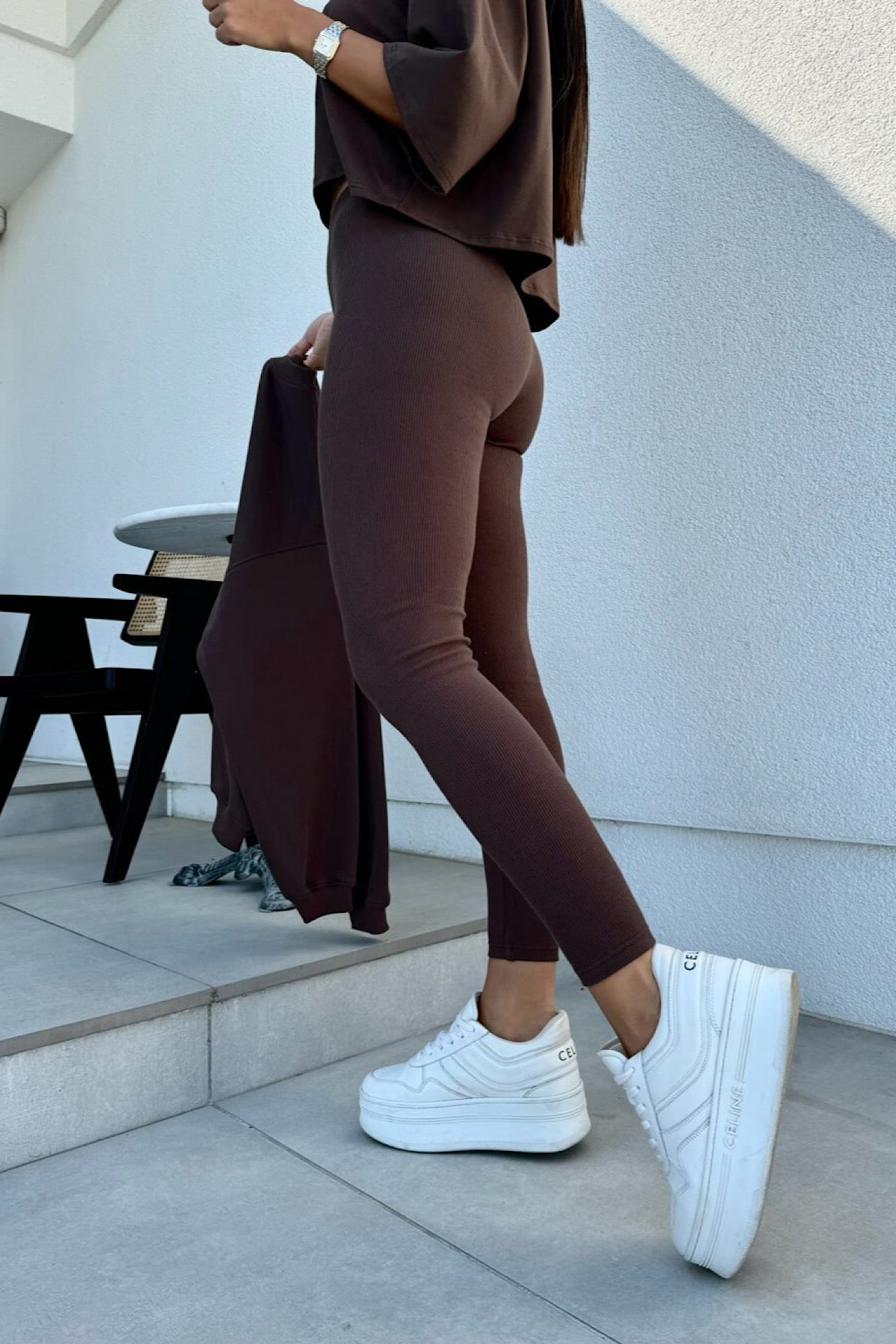 AMY leggings chokolade 4835