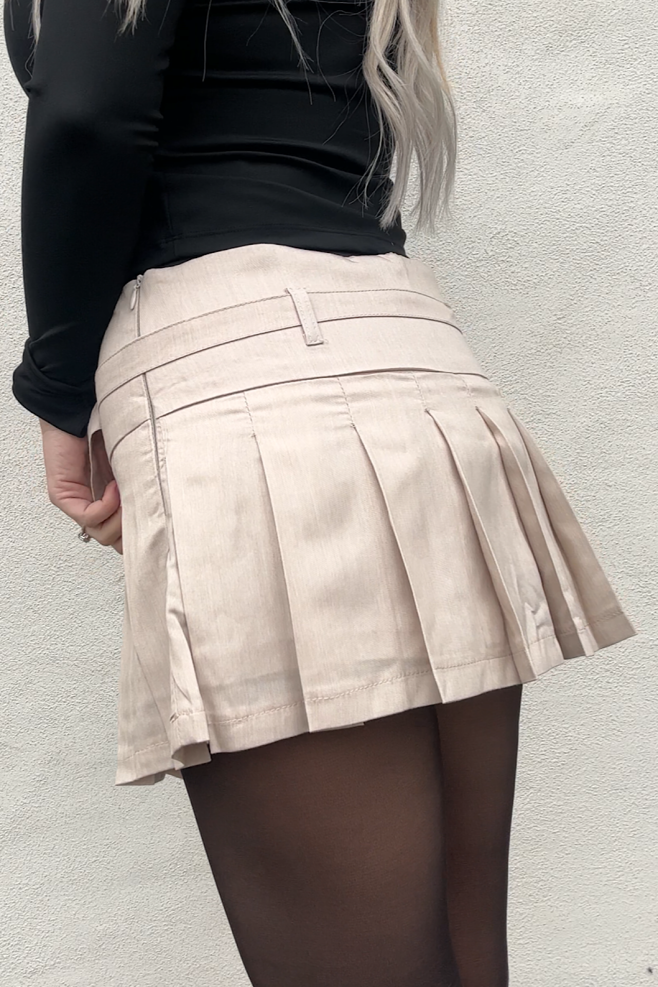 BLOGGER skirt beige 5078