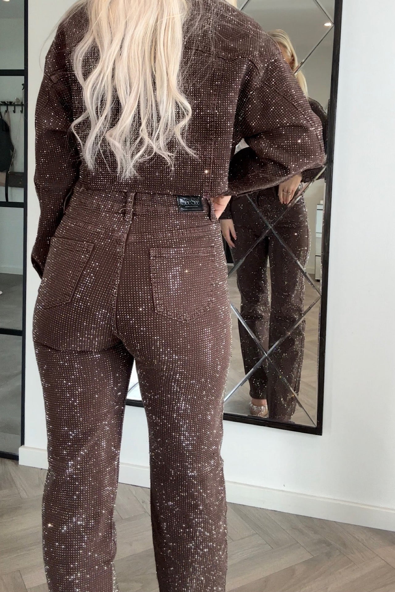 JEANS sparkle yosh brown