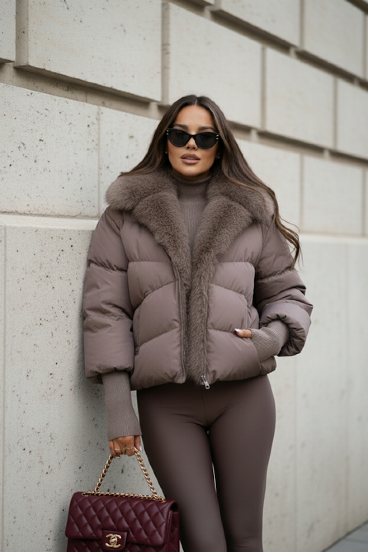 SAMANTHA parka taupe