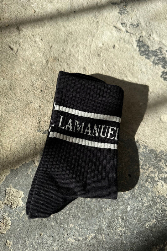 LA socks black 4281