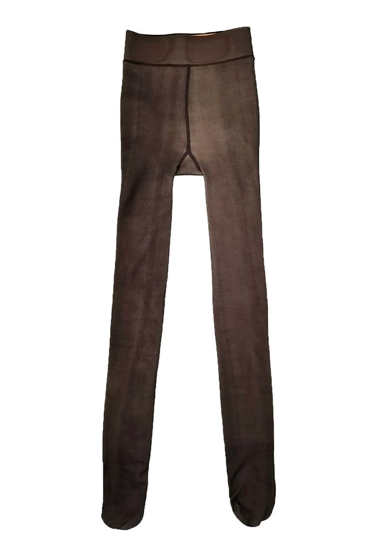BLACK fleece tights