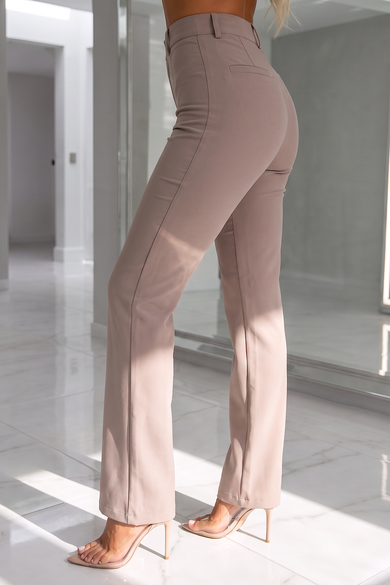 SUIT pants taupe