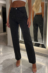 JEANS sparkle mira black A881