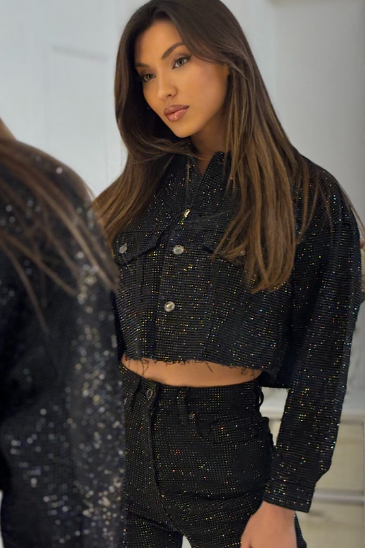 SPARKLE jacket black 290