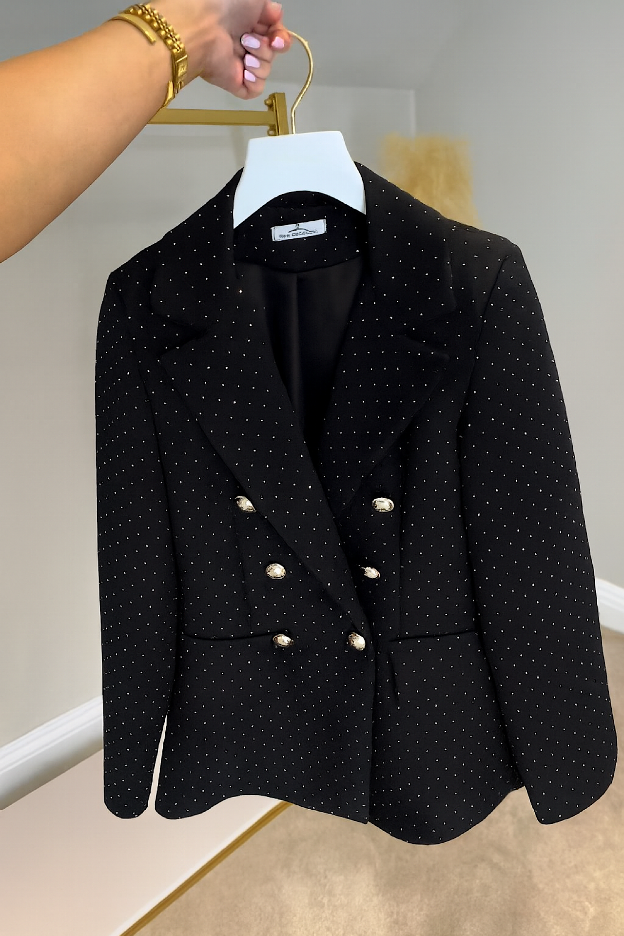 DIAMOND blazer black