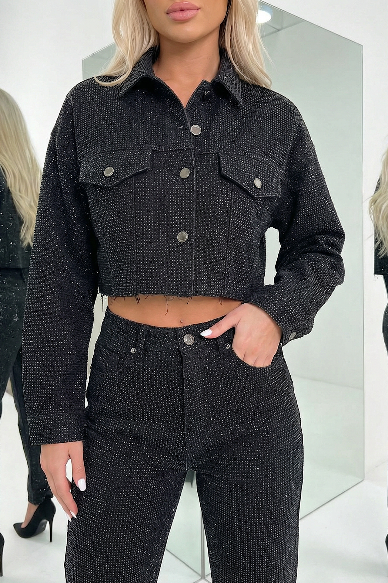 SPARKLE jacket black 290