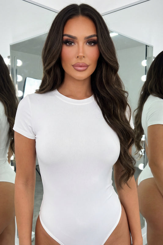 Basic body tee white 8612