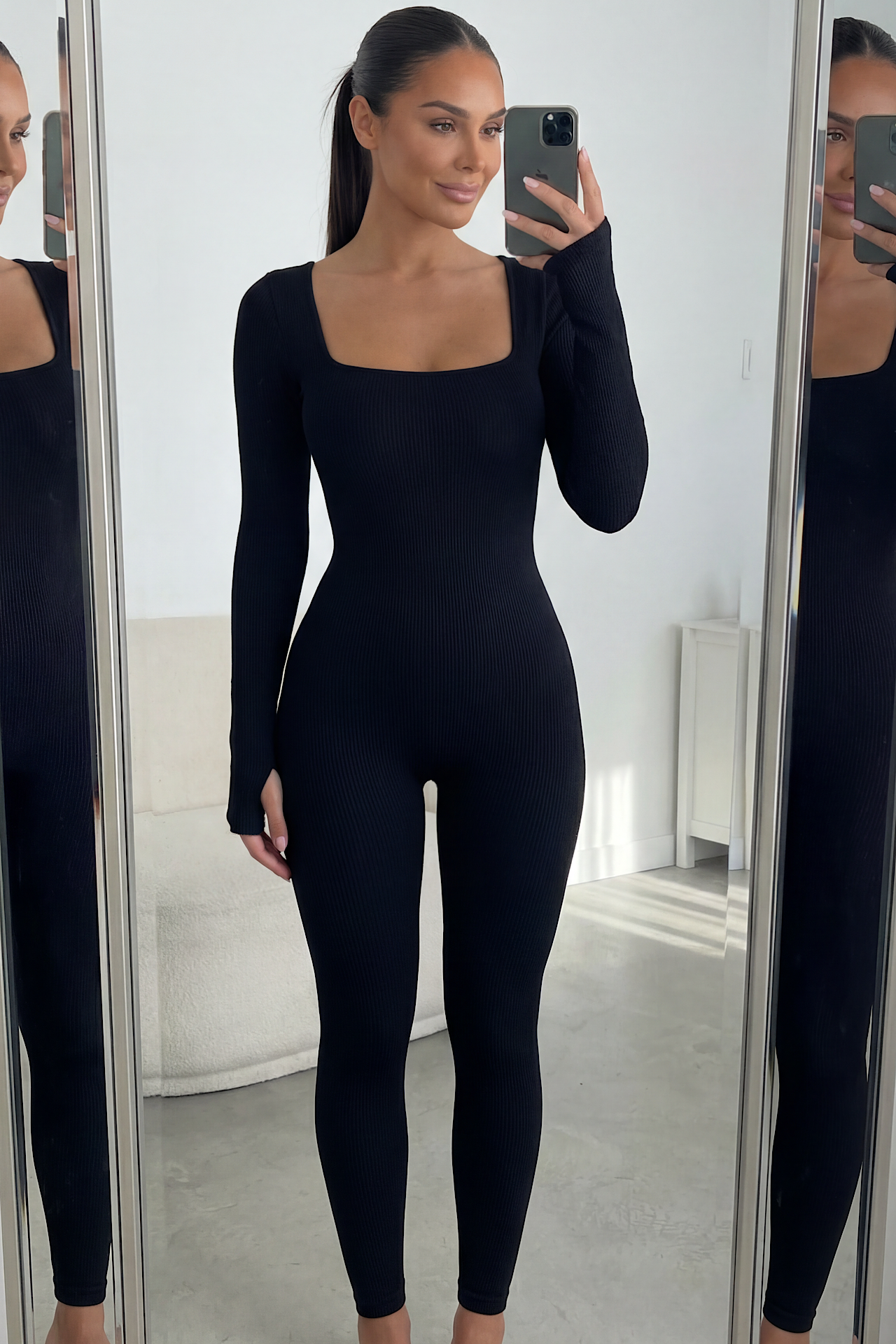 MADAM jumpsuit black 3023