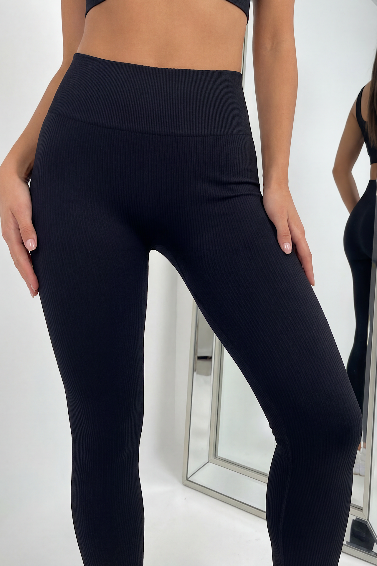 RIB leggings black