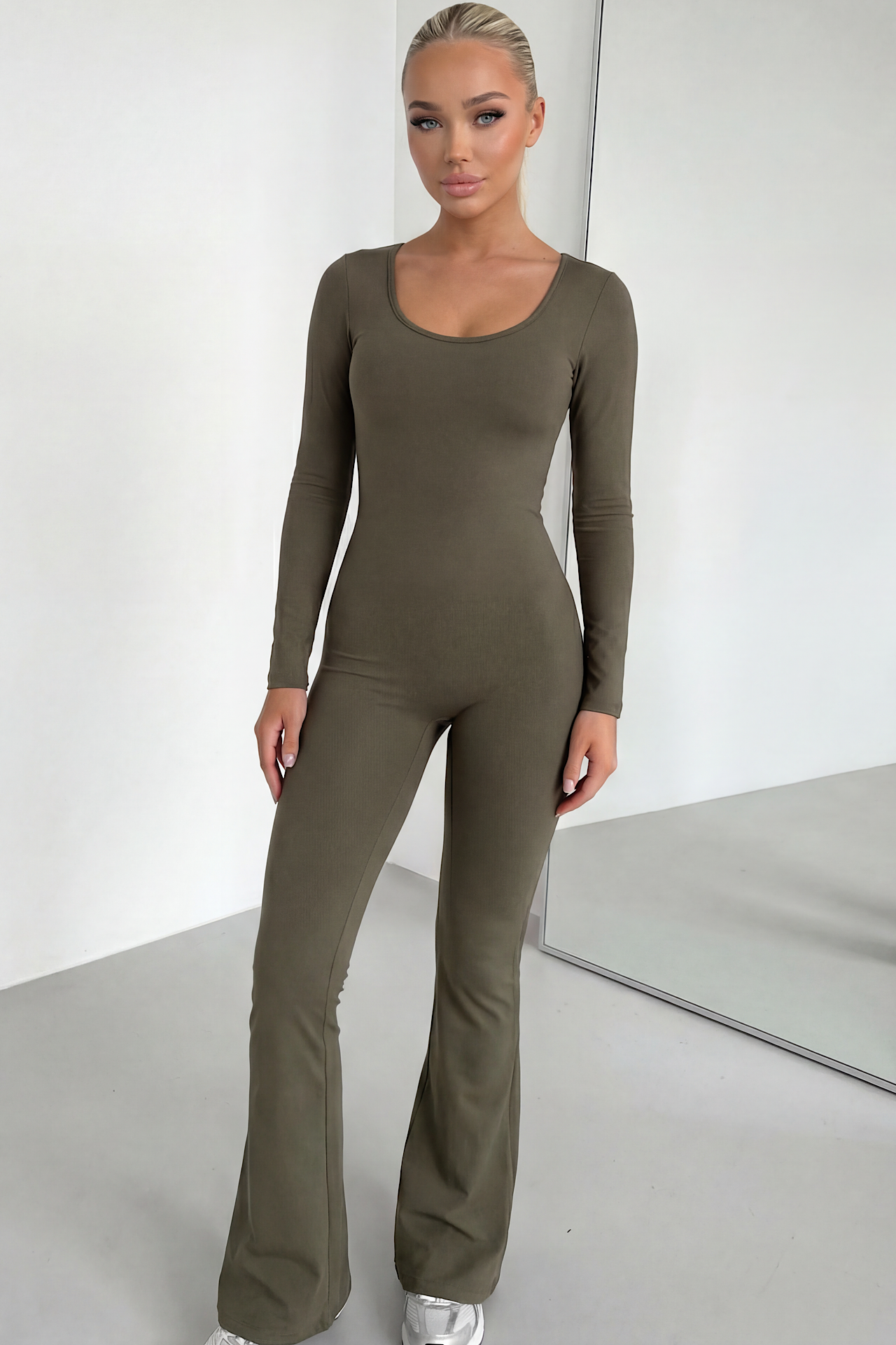 PERFECTION jumpsuit khaki 3355