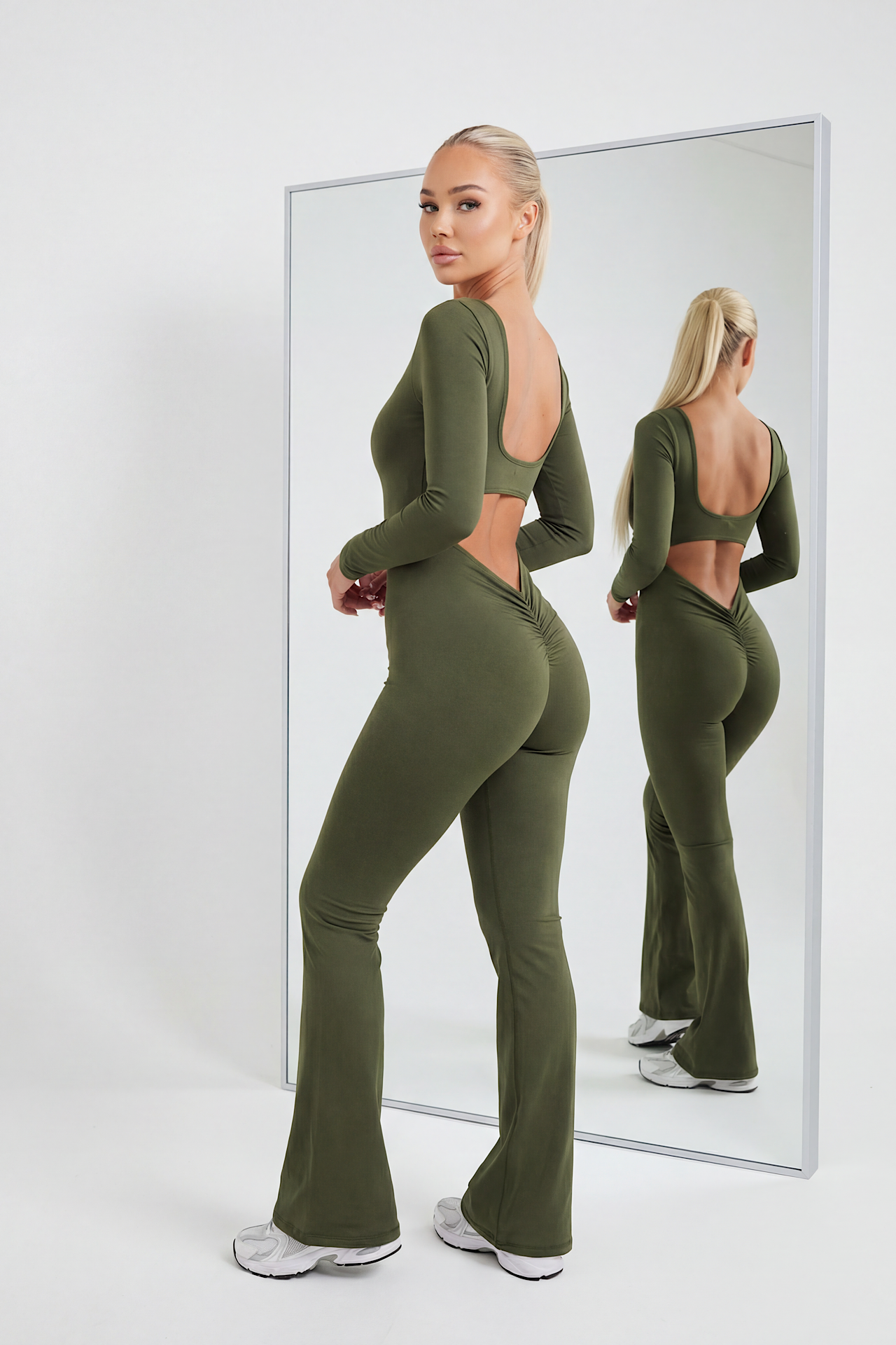 PERFECTION jumpsuit khaki 3355