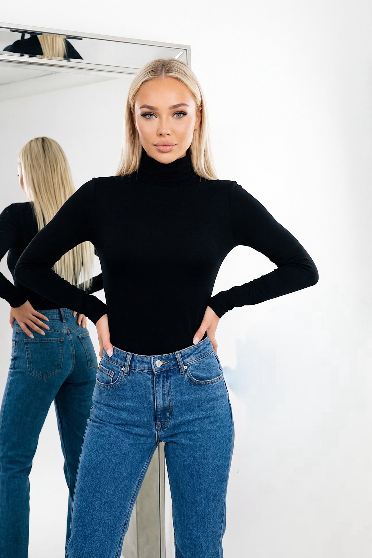 HIGHEST blouse black