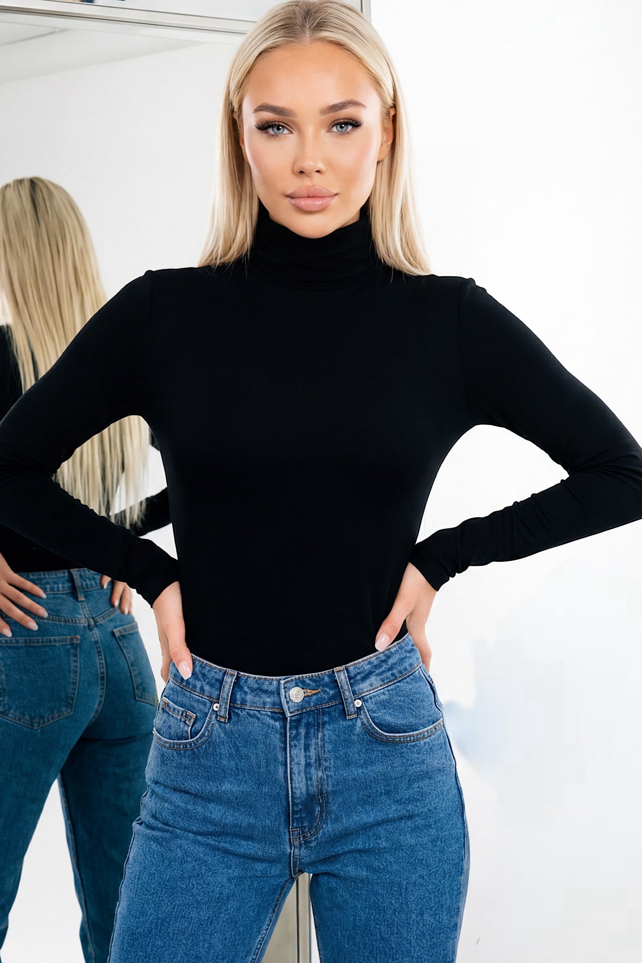 HIGHEST blouse black