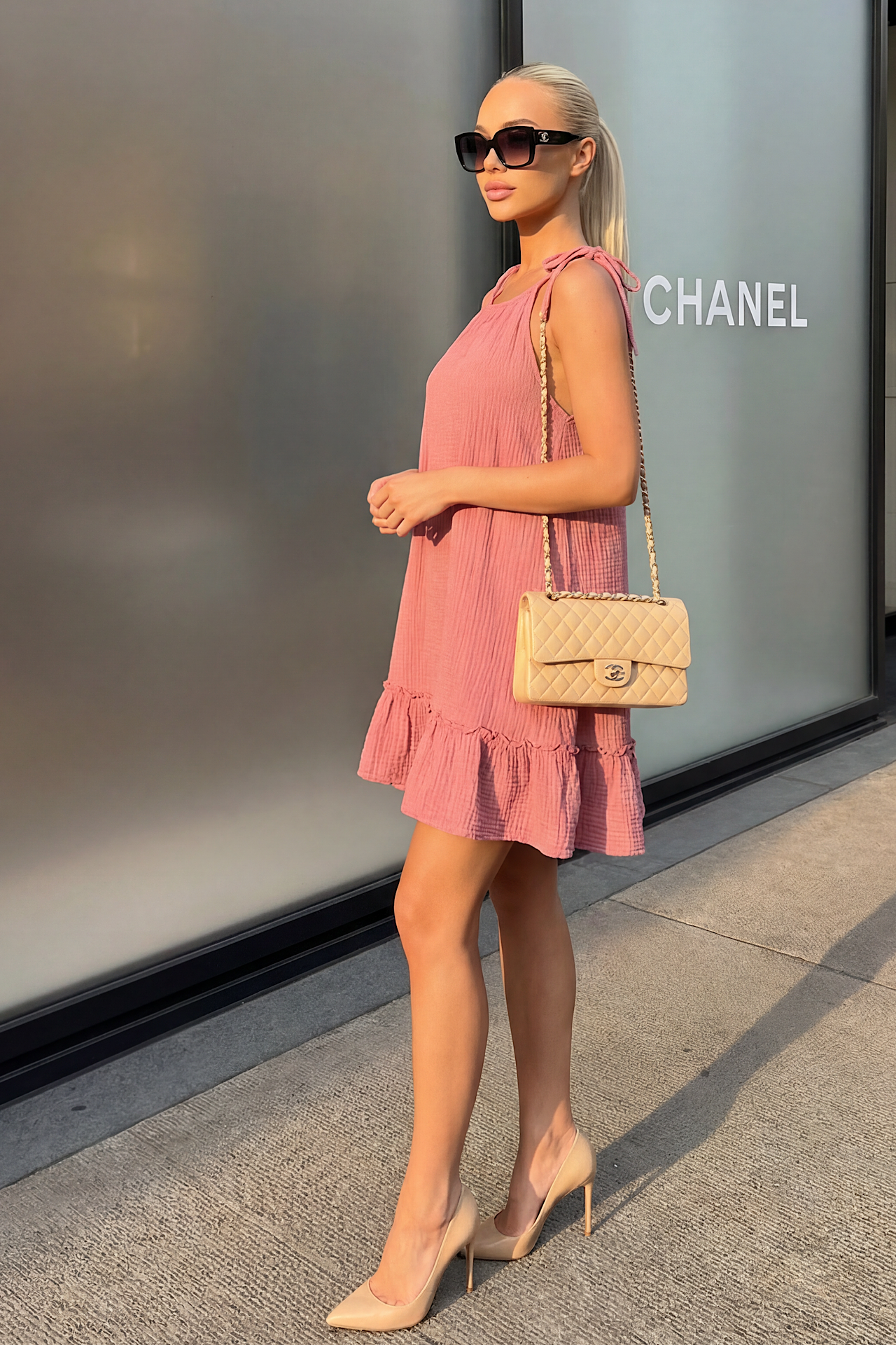 OLDENY dress rose
