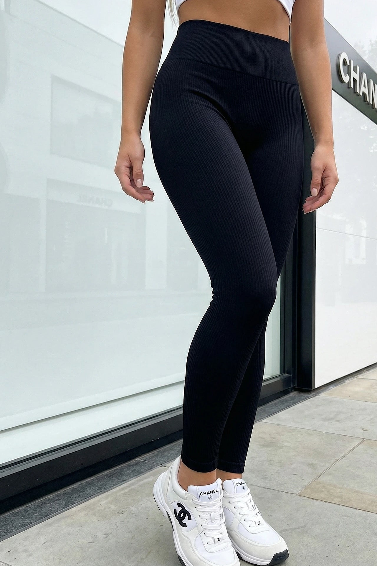 RIB leggings black