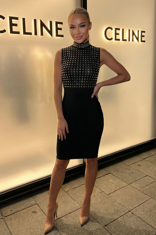 SOPHIA dress silver