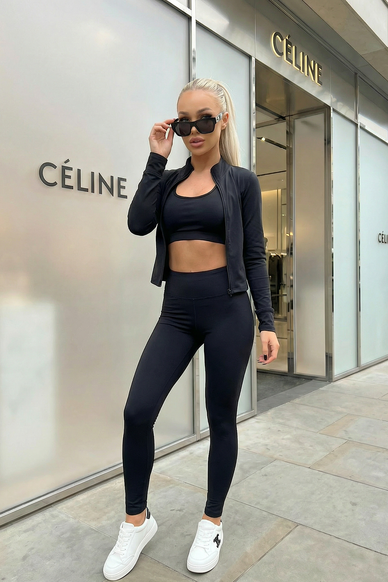 3 piece set black