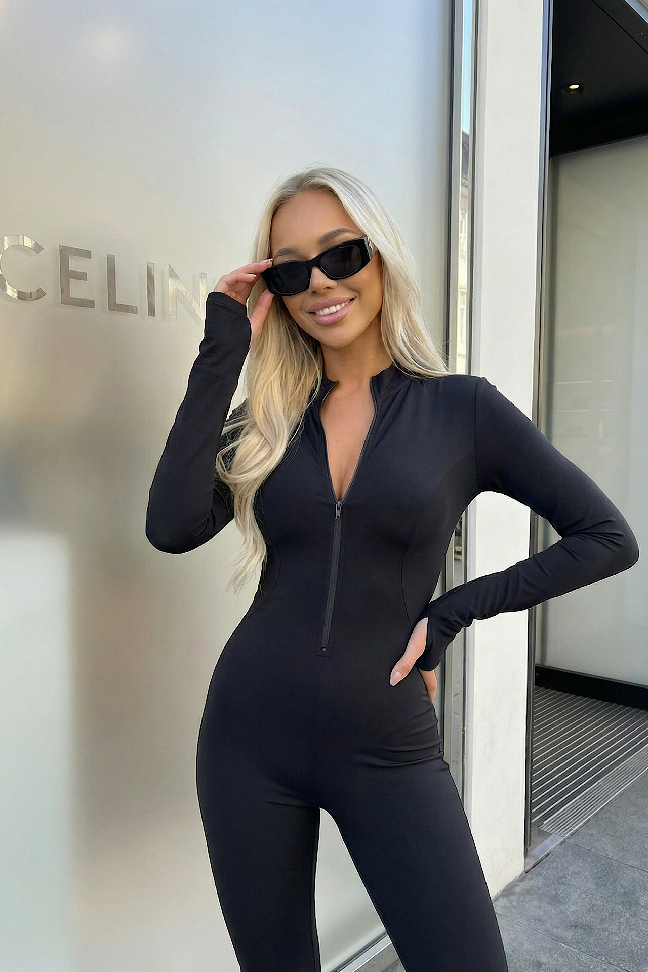 SMOOTH ekstra jumpsuit black