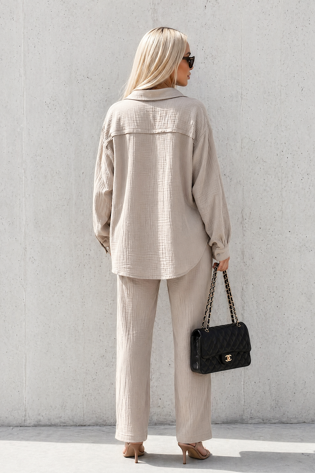 Birt set beige