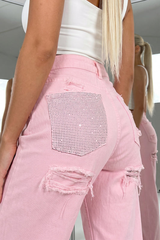 WASY jeans pink
