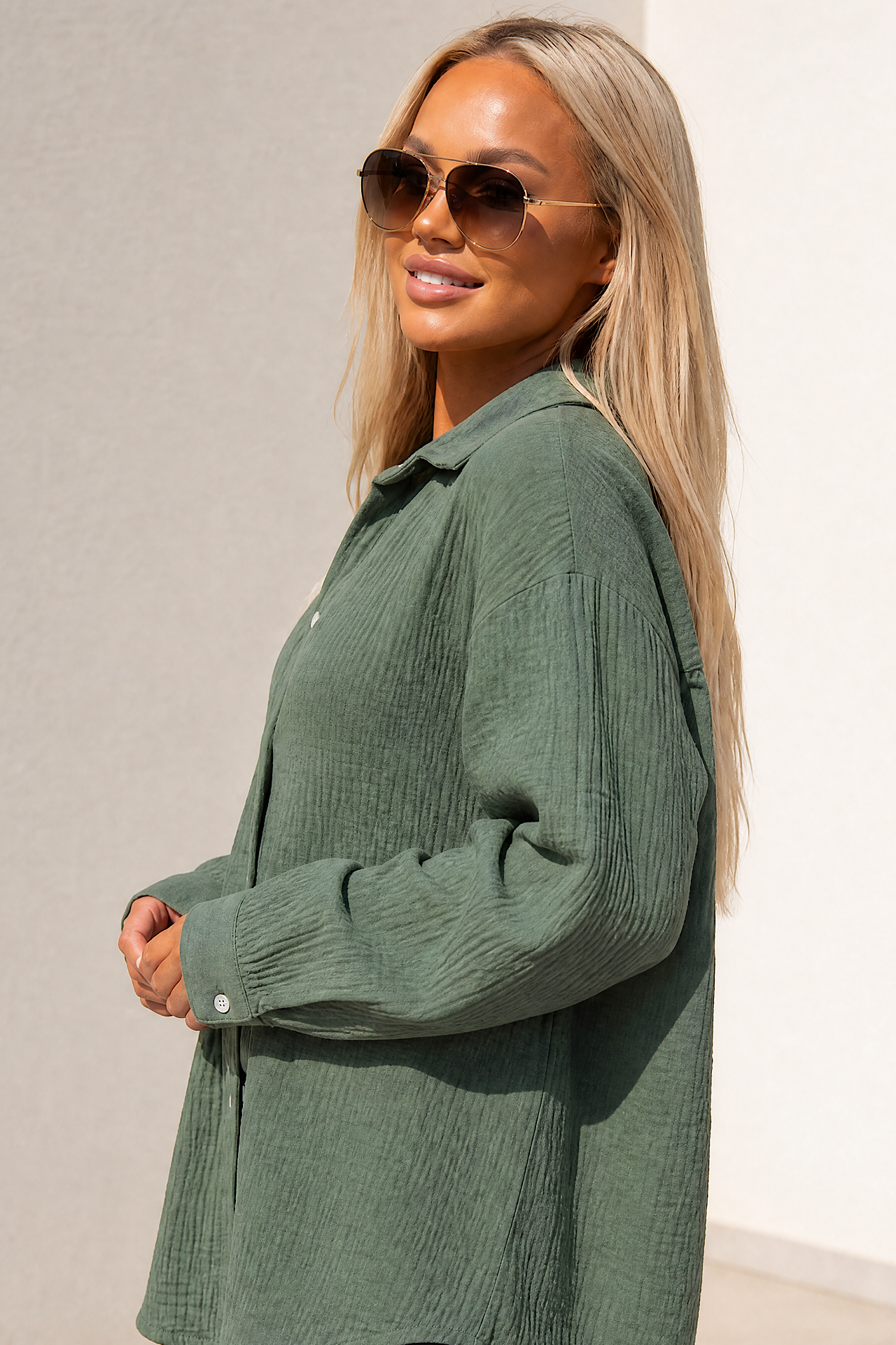 BIANCA shirt khaki