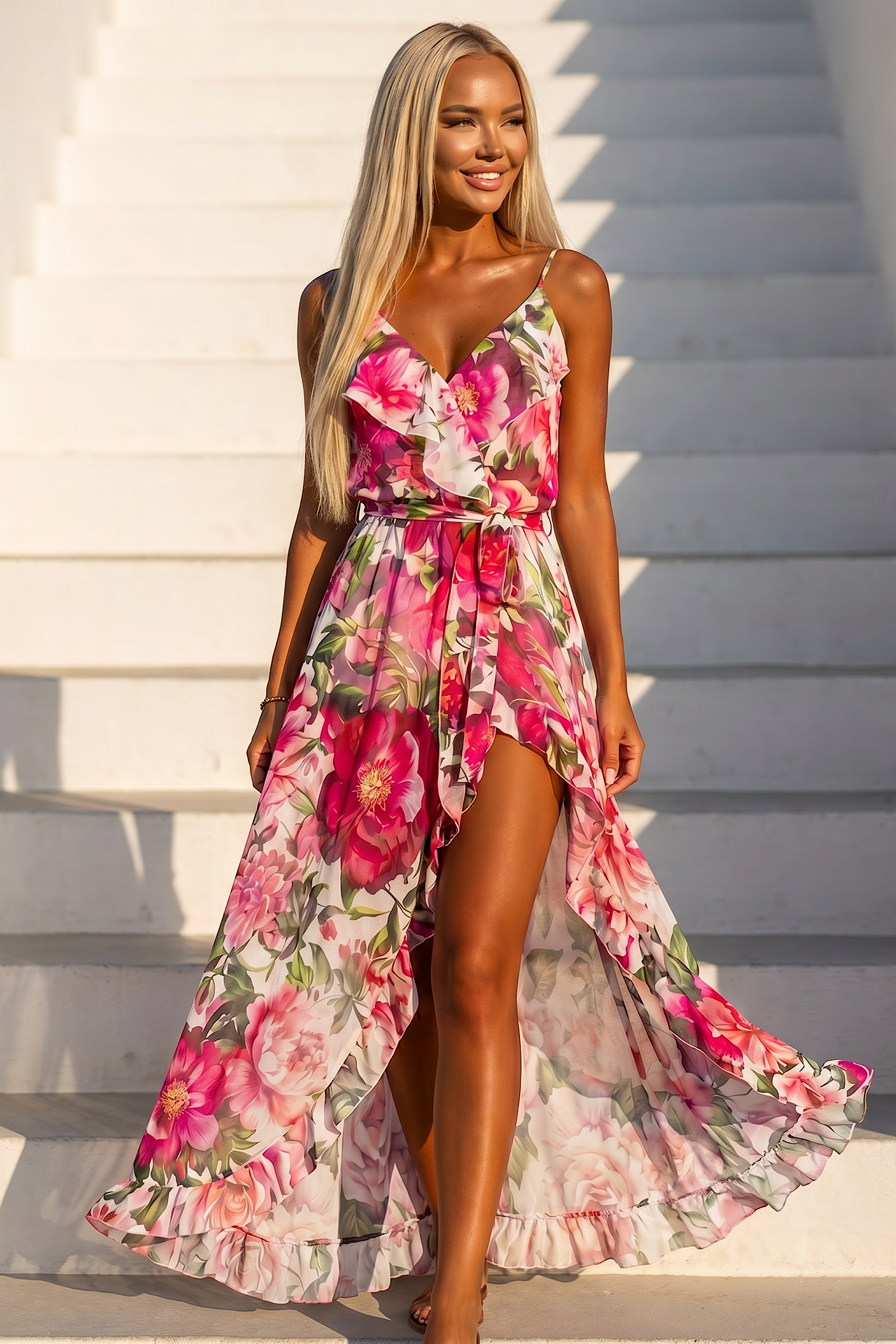 SUMERLY dress fuxia