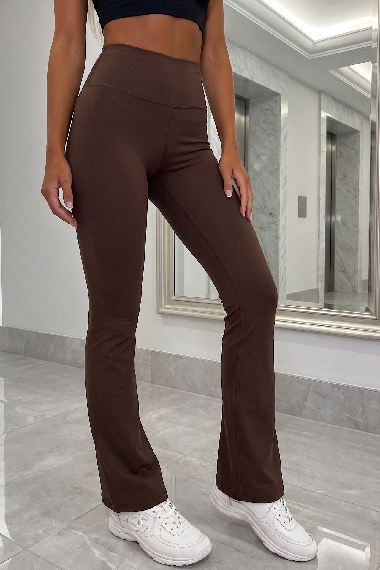 SHAPE ME leggings choko