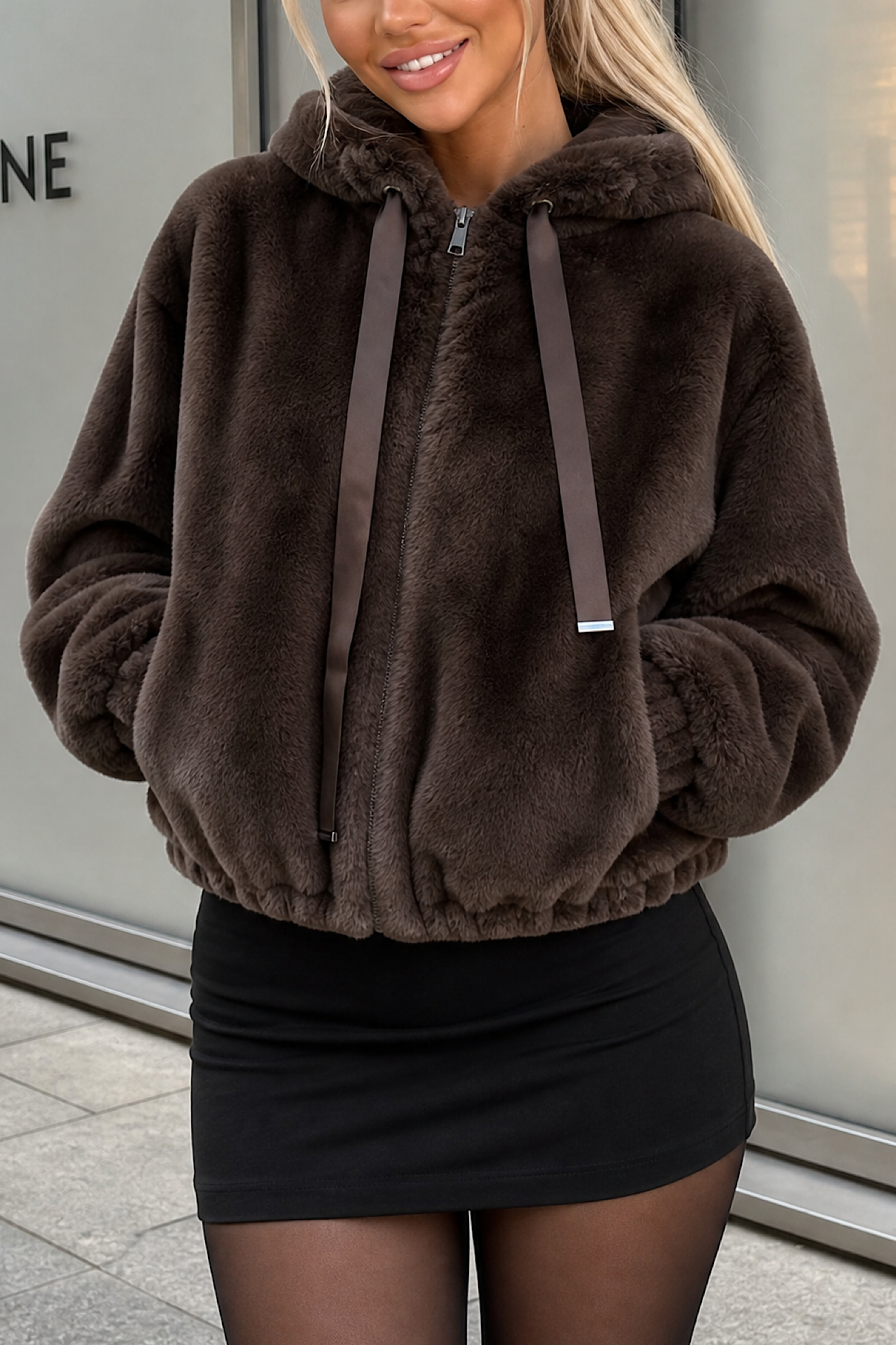 DANIELLA jacket choko