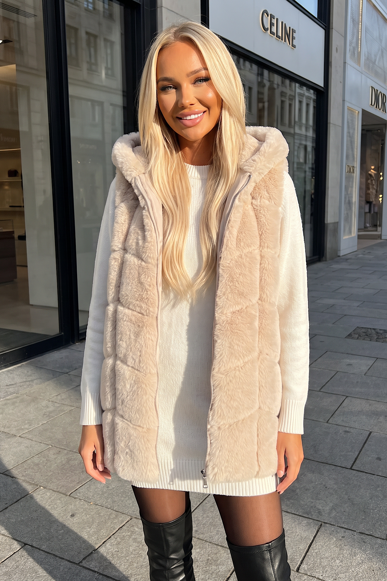 JULIA vest beige